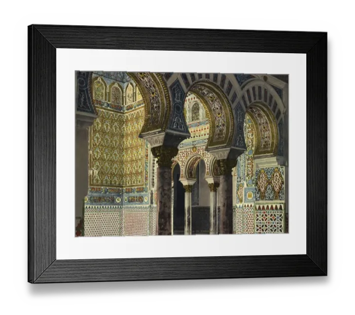 Framed Print : Salon de Embajadores, Alcazar of Segovia