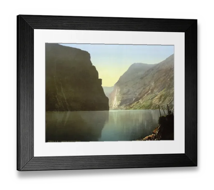 Framed Print : Praekestolen, Preikestolen, Geiranger Fjord