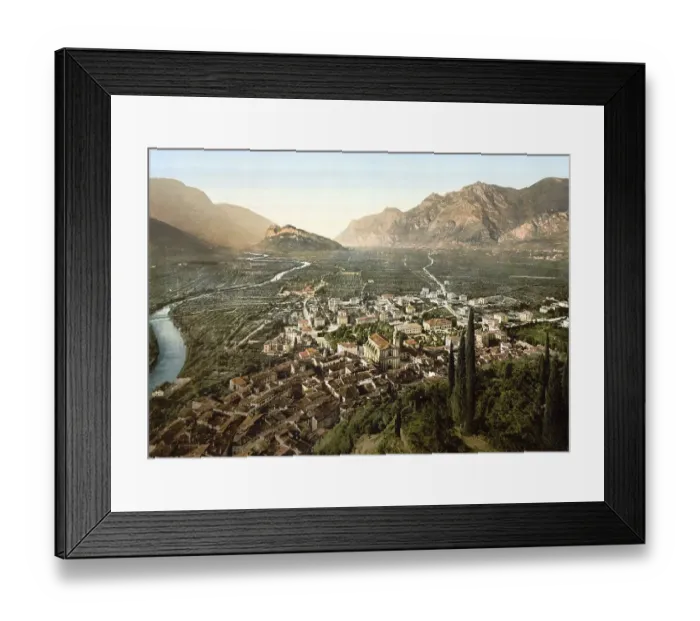 Framed Print : Valle della Sarca, back of Lake Garda Framed Print : Valle della Sarca, back of Lake Garda