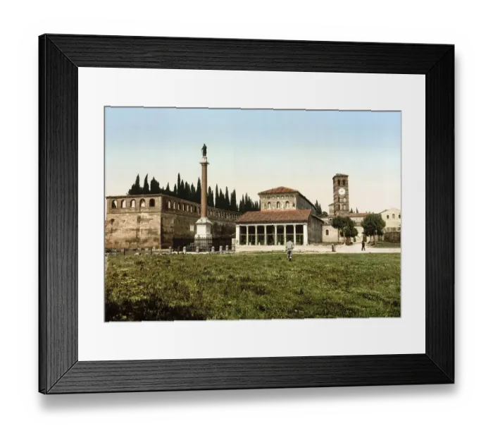 Framed Print : Ausserhalb der Mauern, San Lorenzo Framed Print : Ausserhalb der Mauern, San Lorenzo