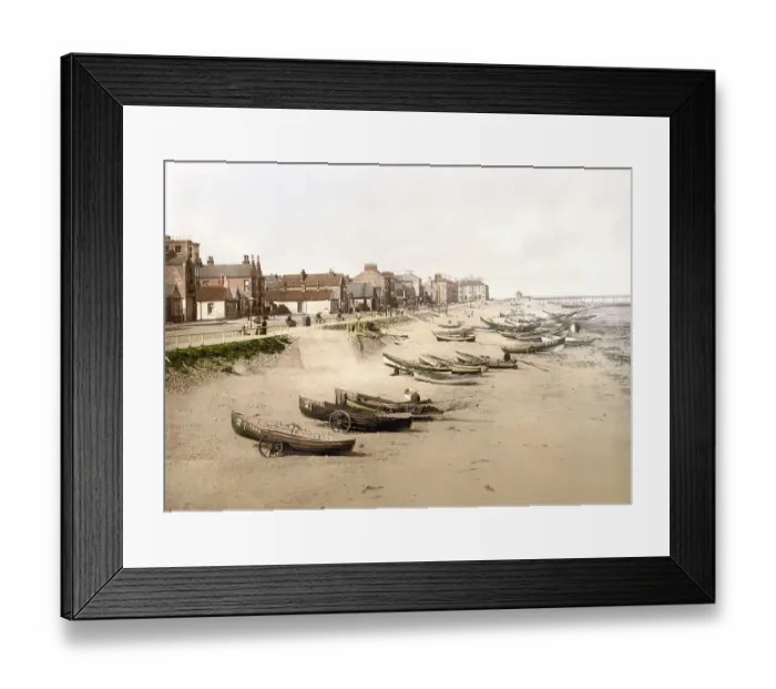 Framed Print : Redcar, die Esplanade, Yorkshire