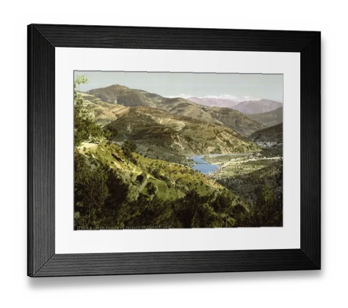 Framed Print : Tal des Paillon, Nice, Riviera Framed Print : Tal des Paillon, Nice, Riviera