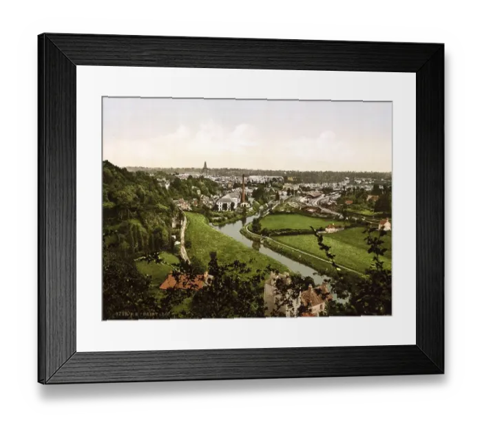 Framed Print : General view, Saint-Lo, Normandy Framed Print : General view, Saint-Lo, Normandy