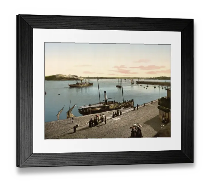 Framed Print : Harbour entrance, St. Malo, Brittany Framed Print : Harbour entrance, St. Malo, Brittany