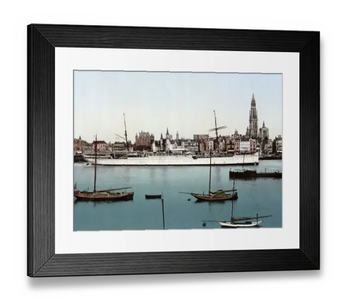 Framed Print : Steamer La Prusse of North German Lloyd Framed Print : Steamer La Prusse of North German Lloyd
