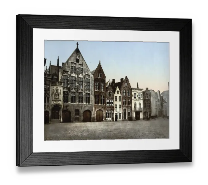 Framed Print : The Library, Bruges, Belgium, ca 1895 Framed Print : The Library, Bruges, Belgium, ca 1895