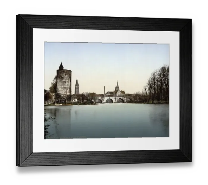 Framed Print : The Lac d'Amour, Bruges, Belgium