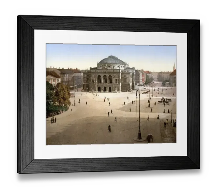Framed Print : Royal Theatre, Copenhagen, Denmark