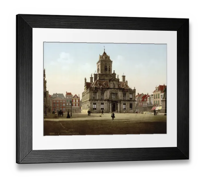 Framed Print : The Town Hall, Stadthuis, Delft Framed Print : The Town Hall, Stadthuis, Delft