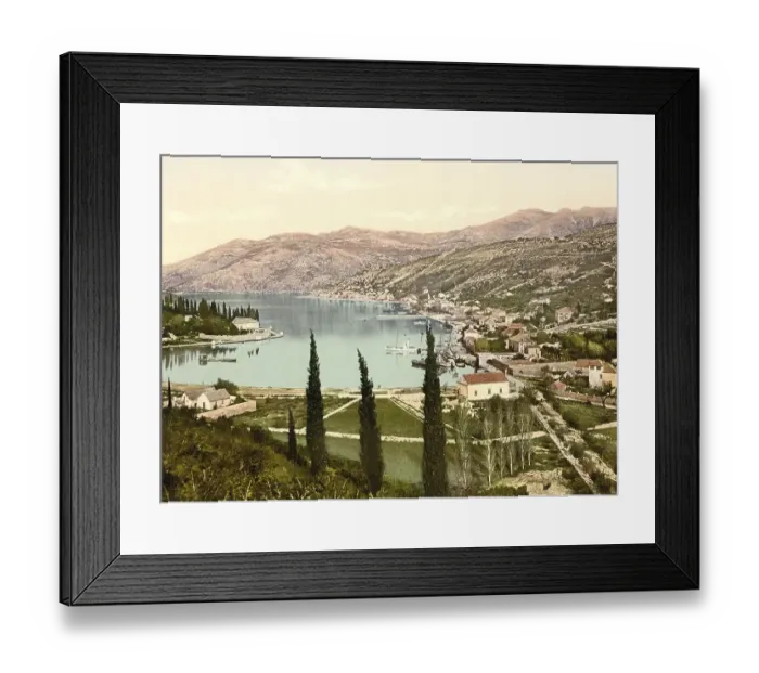 Framed Print : Gravosa, Dubrovnik, district of Gruz