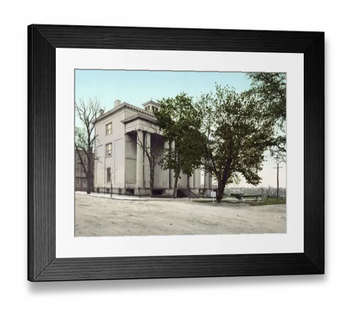 Framed Print : The Jefferson Davis mansion, Richmond