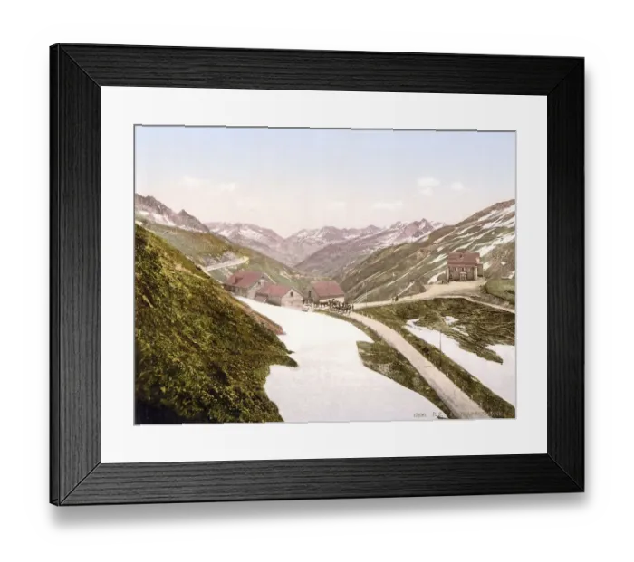 Framed Print : Furka Pass, Bernese Oberland, Switzerland Framed Print : Furka Pass, Bernese Oberland, Switzerland