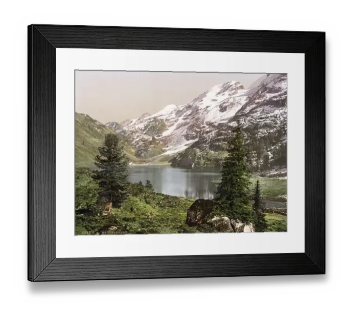 Framed Print : Engstlensee, Bernese Oberland, Switzerland