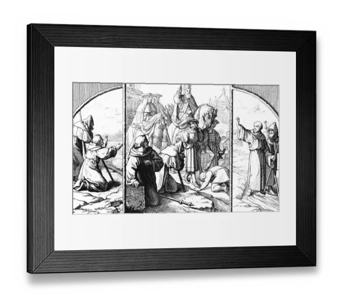 Framed Print : Martin Luther's journey to Rome 1510 Framed Print : Martin Luther's journey to Rome 1510