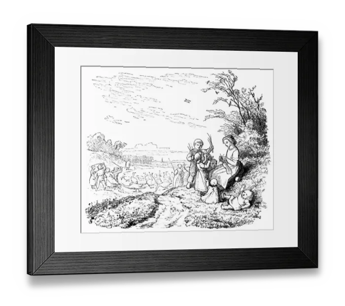 Framed Print : Fritz Reuter (1810) (1874) Low German writer and poet