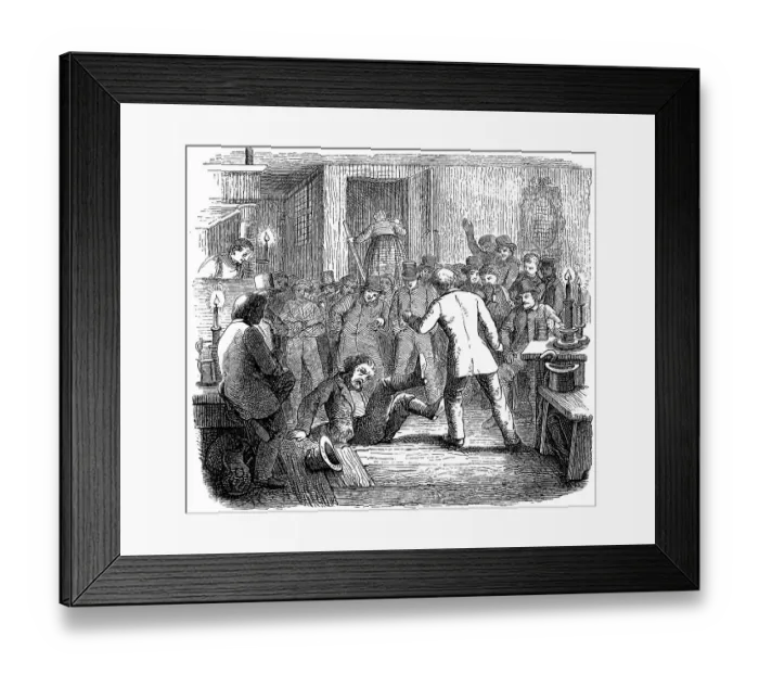 Framed Print : Fritz Reuter (1810) (1874) Low German writer and poet