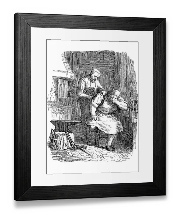 Framed Print : Fritz Reuter (1810) (1874) Low German writer and poet Framed Print : Fritz Reuter (1810) (1874) Low German writer and poet