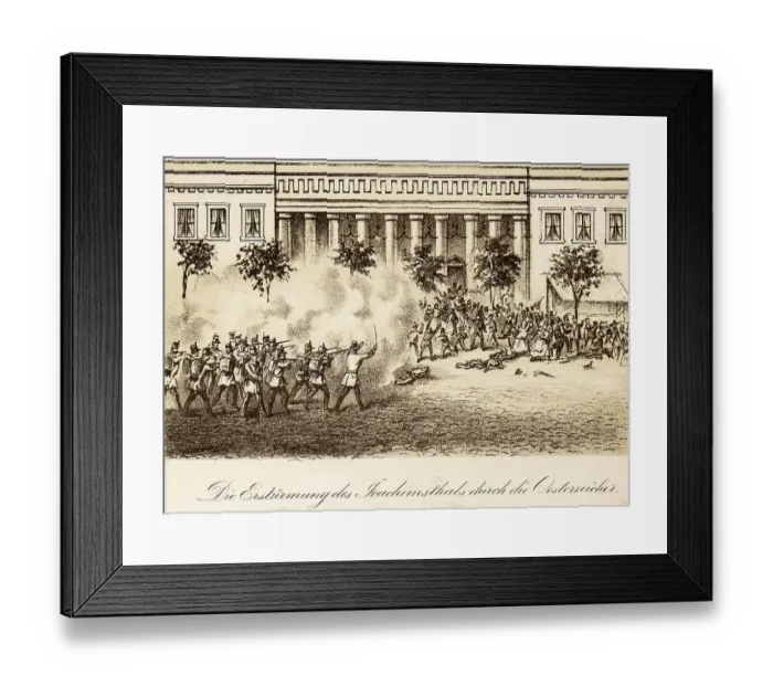 Framed Print : Funny old Hamburg, storming, Joachimthal