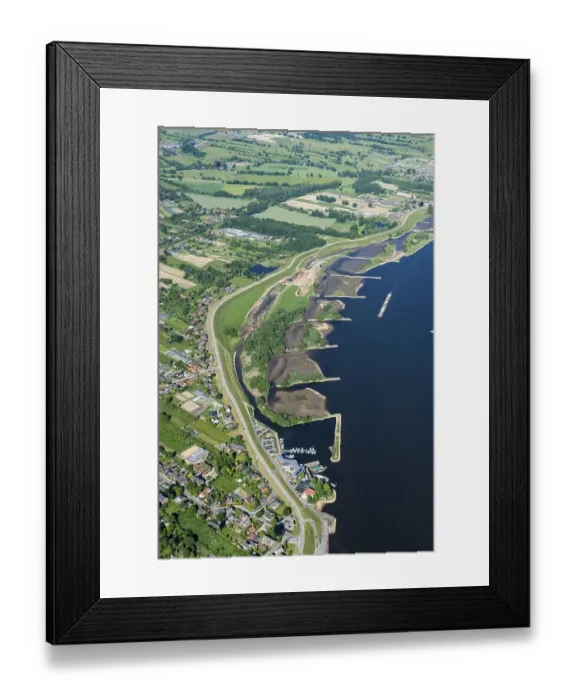 Framed Print : Zollenspieker Vorland: EUROPE, GERMANY Framed Print : Zollenspieker Vorland: EUROPE, GERMANY