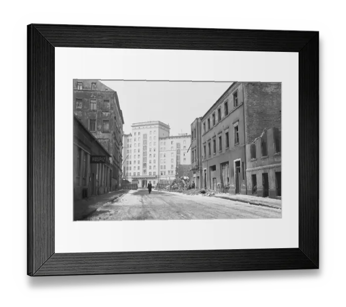 Framed Print : Building site, 1956, Ringbebauung Rossplatz