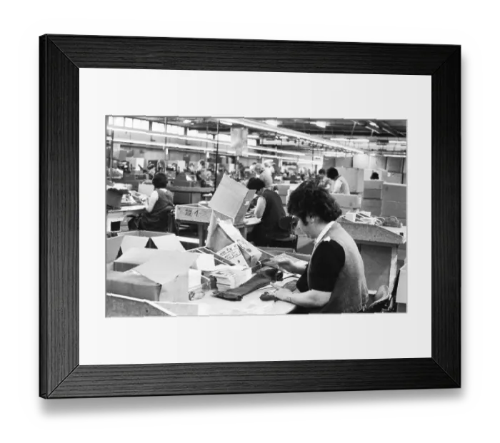 Framed Print : Jobs at the company Eurovia Textil GmbH on 25