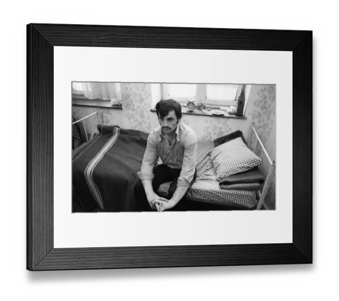 Framed Print : The rent profiteering with guest workers in the district according to a tried and tested pattern