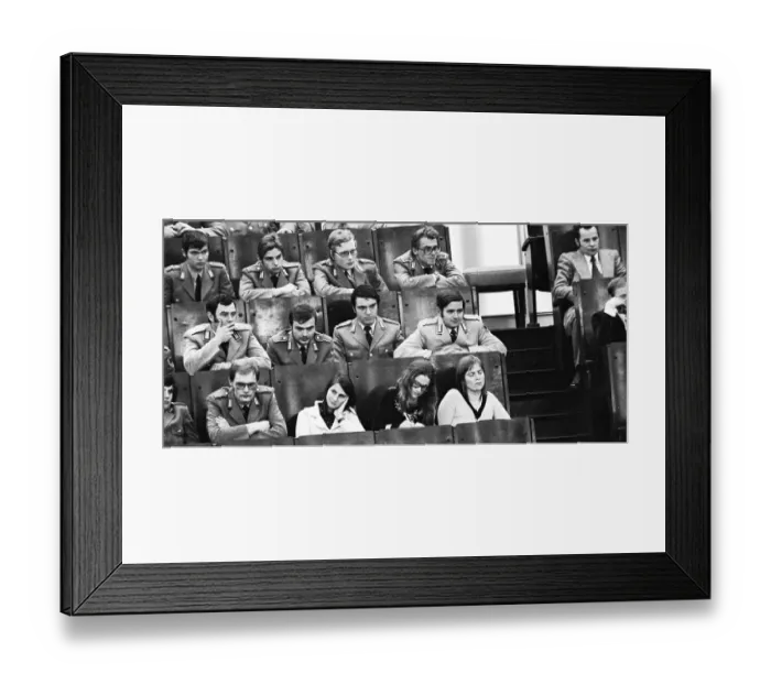 Framed Print : The German Bundestag with the debate on the Radical Decree on 15