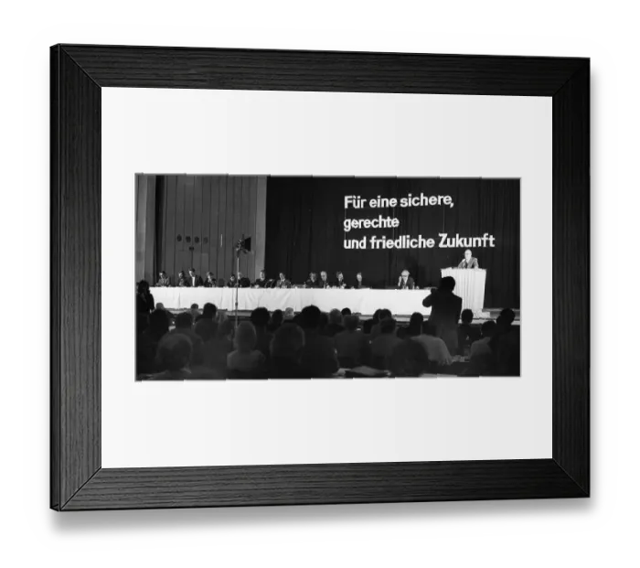 Framed Print : Peace and disarmament are the topics of a conference of the peace movement on 08 Framed Print : Peace and disarmament are the topics of a conference of the peace movement on 08