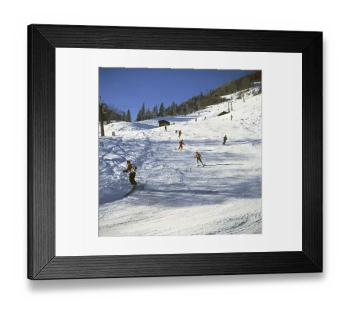 Framed Print : AUT, Austria, Gasteiner Tal: Winter in the Gasteiner Tal