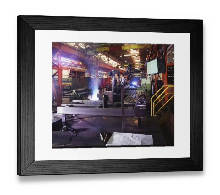 Framed Print : Mechanical engineering, Hemer at the company Sundwiger Eisenwerke