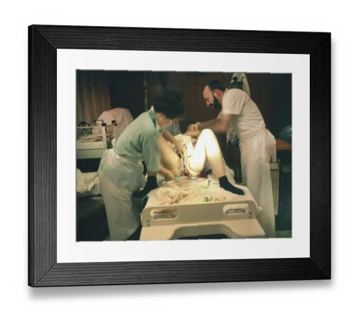 Framed Print : The birth of a child in hospital Framed Print : The birth of a child in hospital