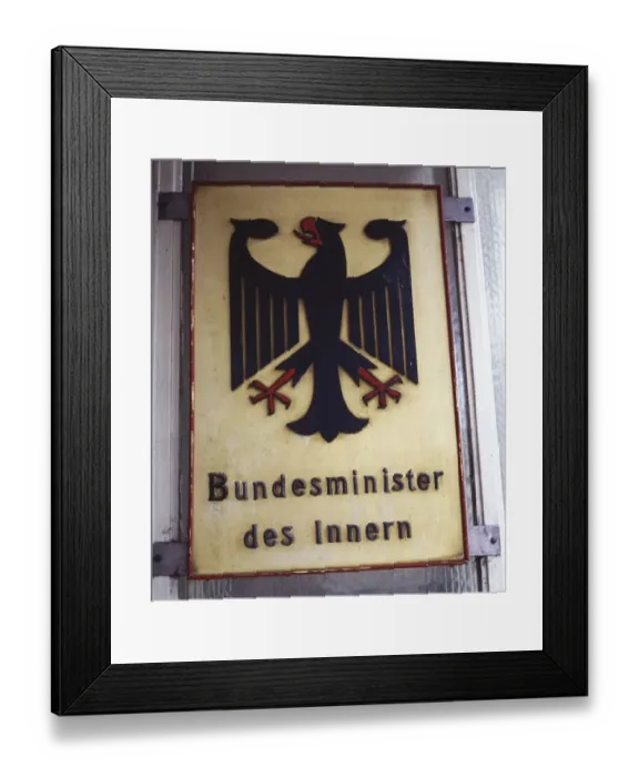 Framed Print : DEU, Germany: The historical slides from the 84-85 r years