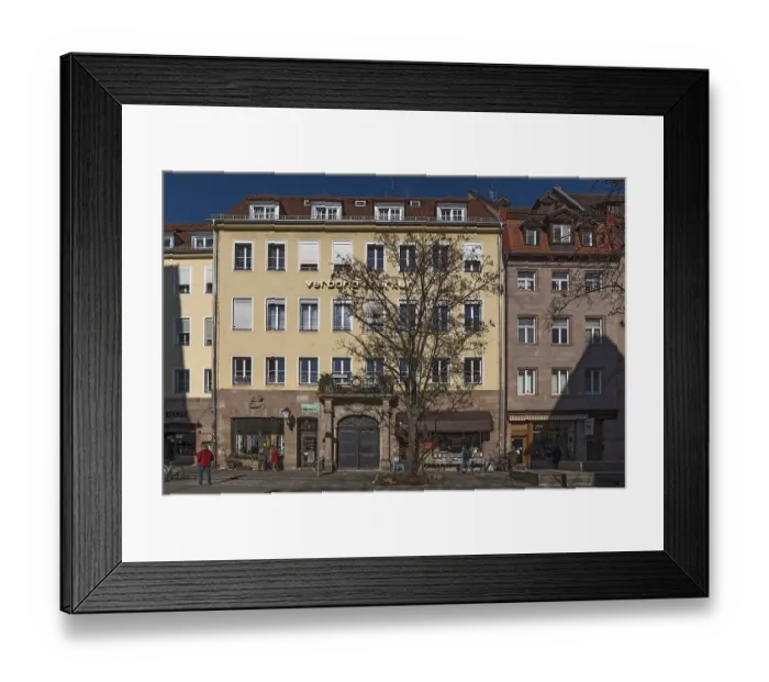 Framed Print : Historic residential building at Weinmarkt 10 Framed Print : Historic residential building at Weinmarkt 10