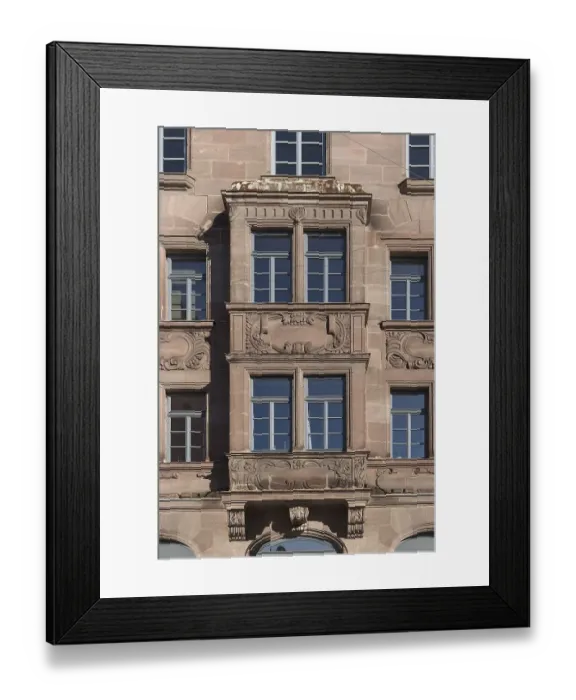Framed Print : Historic Choerlein, Paniersplatz 35 Framed Print : Historic Choerlein, Paniersplatz 35
