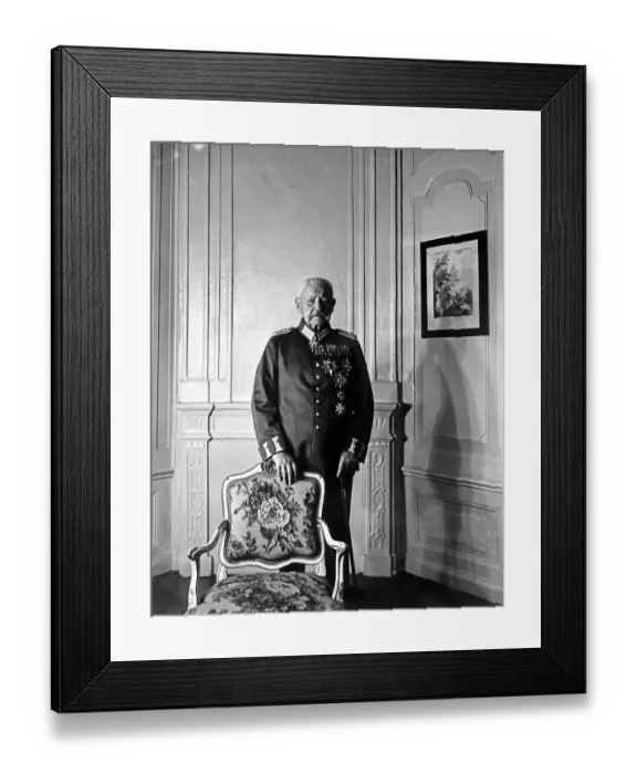 Framed Print : Portrait of Paul von Hindenburg