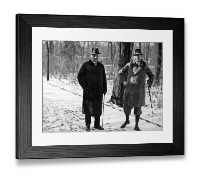 Framed Print : Paul von Hindenburg with his son Oskar von Hindenburg Framed Print : Paul von Hindenburg with his son Oskar von Hindenburg