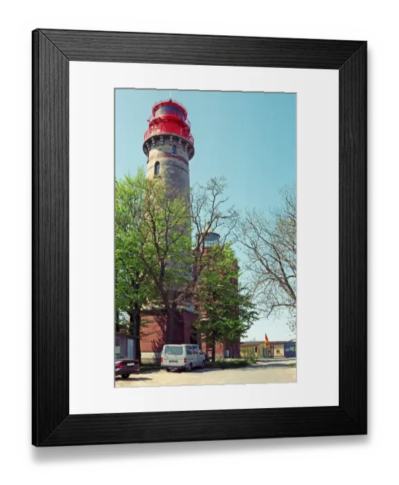 Framed Print : New and old lighthouse, Cape Arkona