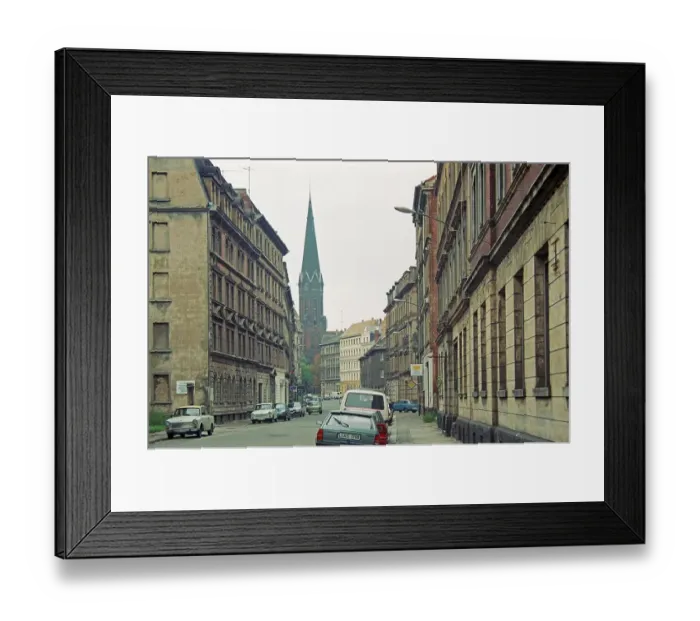 Framed Print : Heilandskirche, Leipzig, 17 October 1992