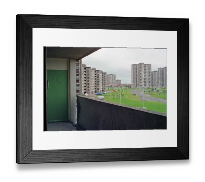 Framed Print : Shangan Road, tenements, tower blocks Framed Print : Shangan Road, tenements, tower blocks