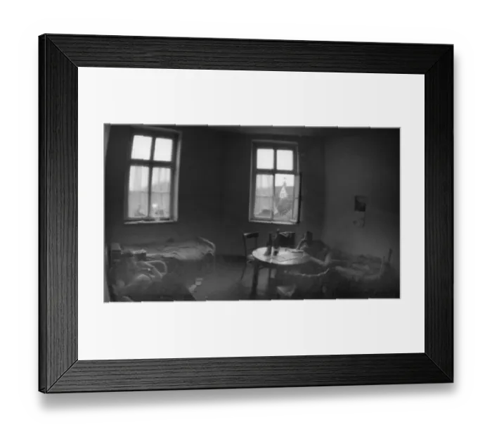 Framed Print : The rent profiteering with guest workers in the district according to a tried and tested pattern