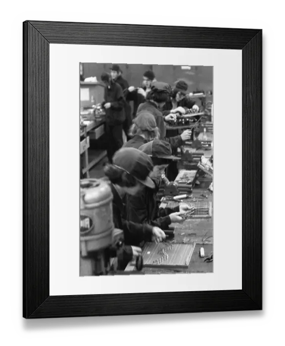 Framed Print : In the training workshop of Hoesch AG in Dortmund Framed Print : In the training workshop of Hoesch AG in Dortmund