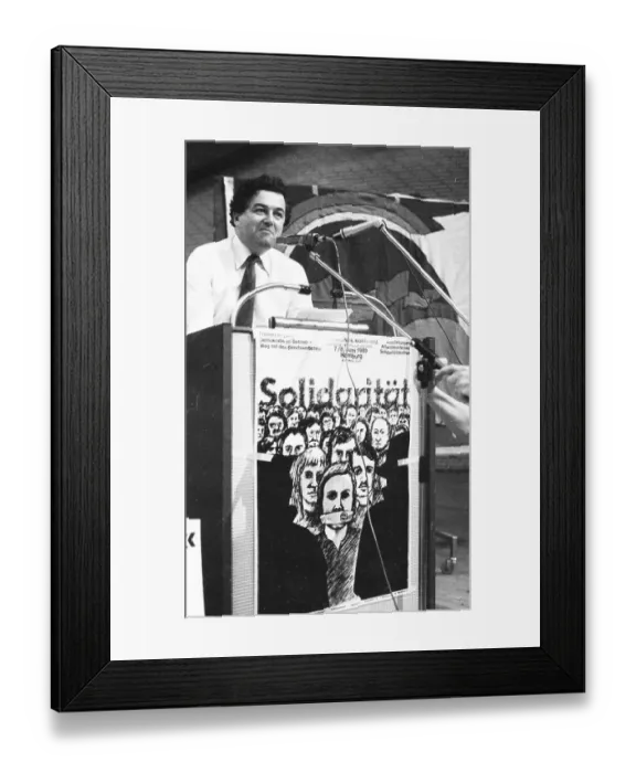 Framed Print : The International Conference of the Victims of the Radical Decree