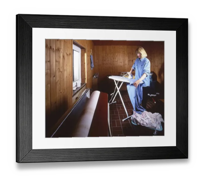 Framed Print : The housework of a housewife, here on 01 Framed Print : The housework of a housewife, here on 01