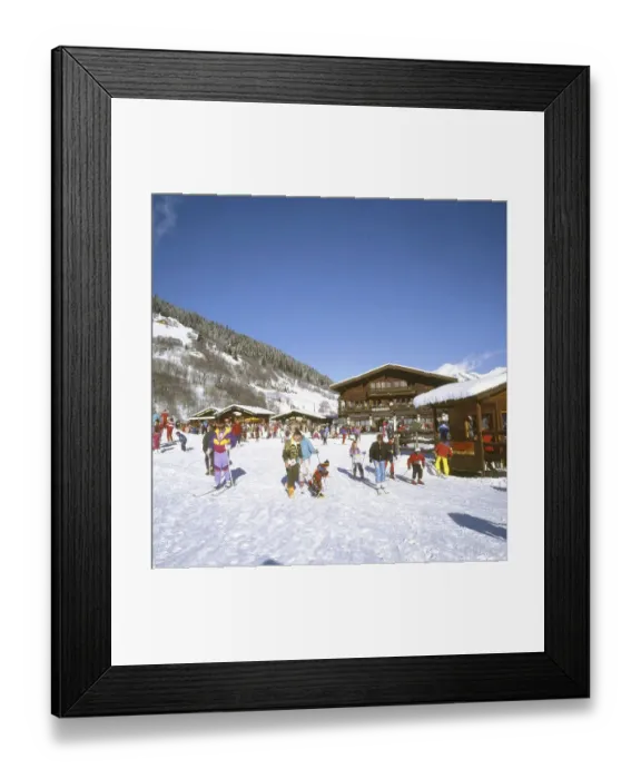 Framed Print : AUT, Austria, Gasteiner Tal: Winter in the Gasteiner Tal Framed Print : AUT, Austria, Gasteiner Tal: Winter in the Gasteiner Tal