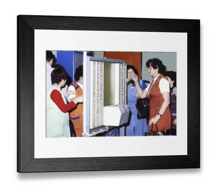 Framed Print : DEU, Germany: Historical slides from the 84-85 r years Framed Print : DEU, Germany: Historical slides from the 84-85 r years