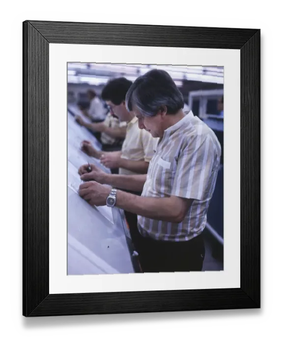 Framed Print : DEU, Germany: Historical slides from the 84-85 r years Framed Print : DEU, Germany: Historical slides from the 84-85 r years