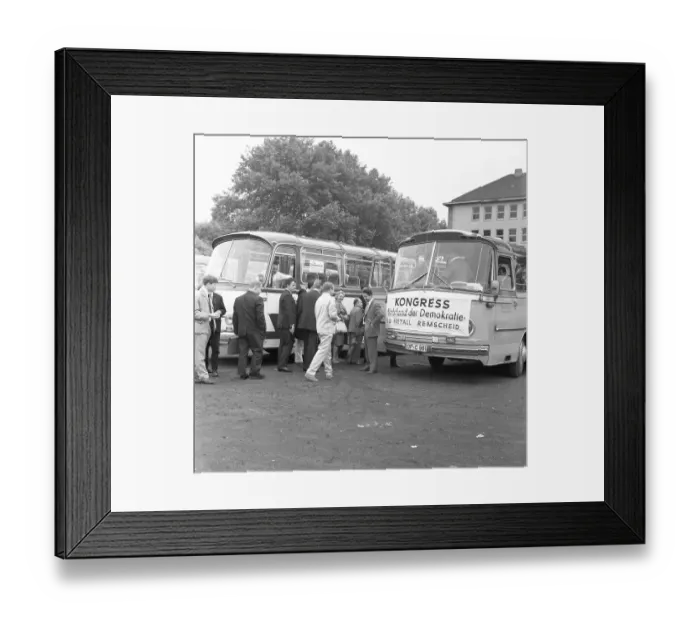 Framed Print : DEU, Germany, Dortmund: Personalities from politics