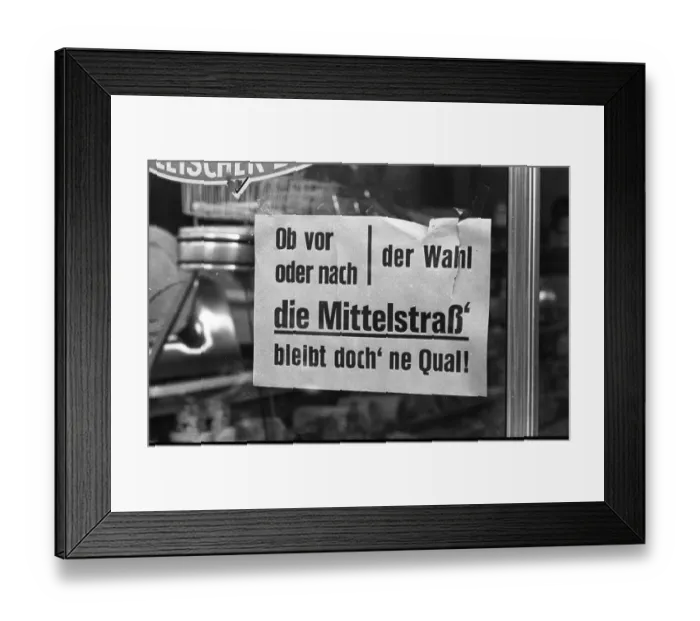 Framed Print : DEU, Germany, Dortmund: Personalities from politics Framed Print : DEU, Germany, Dortmund: Personalities from politics