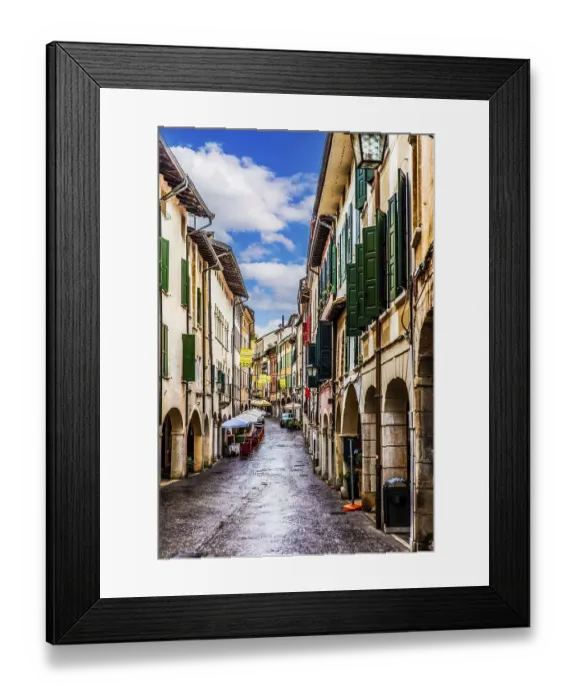 Framed Print : Corso Vittorio Emanuele II, old town centre with magnificent aristocratic palaces and Venetian-style arcades Framed Print : Corso Vittorio Emanuele II, old town centre with magnificent aristocratic palaces and Venetian-style arcades