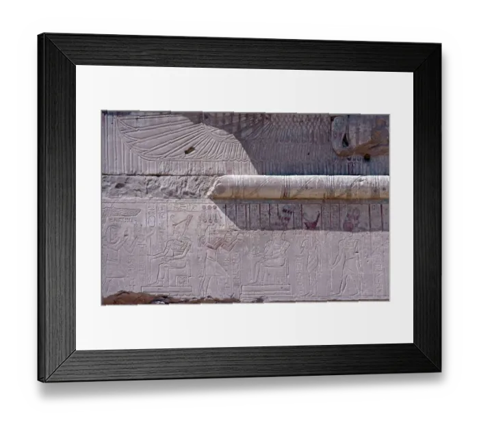 Framed Print : Relief depictions, detail, Tor tor